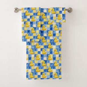 Conjunto de toalla de baño de pato de goma para be