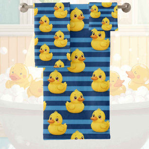 Conjunto de toalla de baño de pato de goma para be