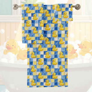 Conjunto de toalla de baño de pato de goma para be