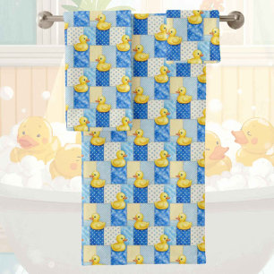 Conjunto de toalla de baño de pato de goma para be