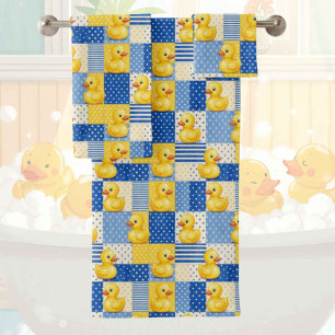 Conjunto de toalla de baño de pato de goma para be