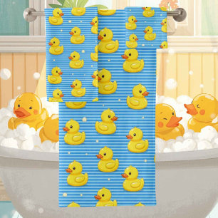 Conjunto de toalla de baño de pato de goma para be