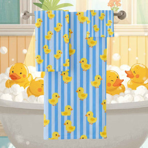 Conjunto de toalla de baño de pato de goma para be