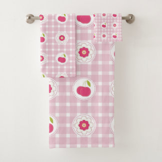Conjunto de toalla de picnic de cereza