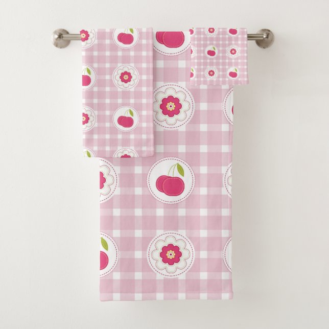 Conjunto de toalla de picnic de cereza (In situ)