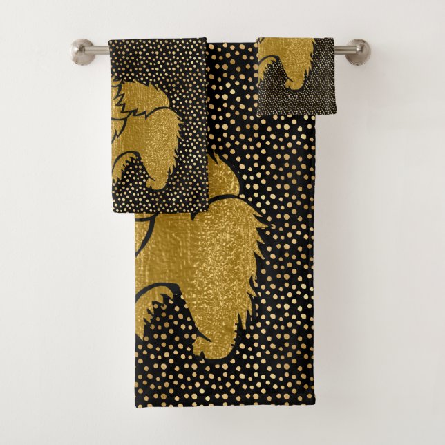 CONJUNTO DE toalla de torta de torta de toro de TH (In situ)