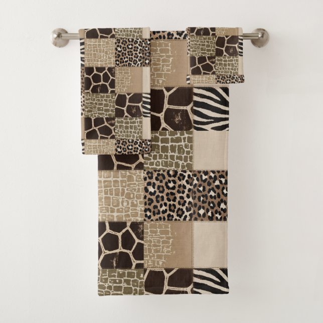 Conjunto de toallas con diseño de estampado de ani (In situ)
