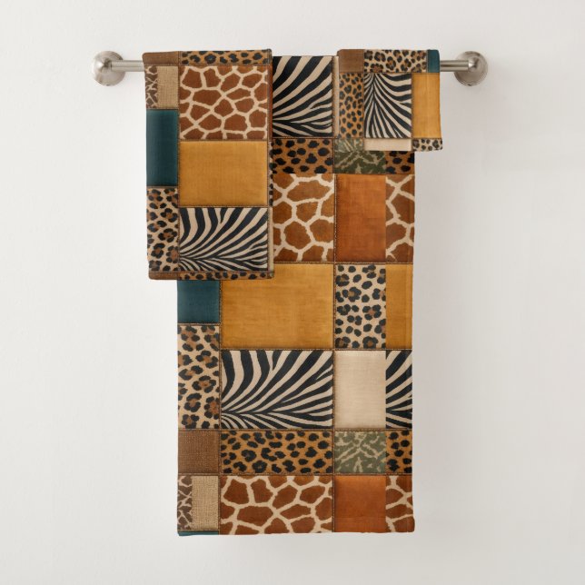 Conjunto de toallas con diseño de estampado de ani (In situ)