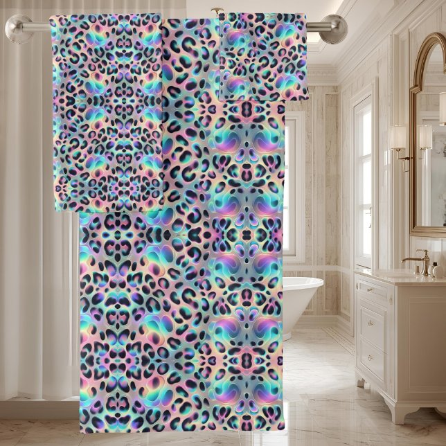 Conjunto de toallas con estampado de leopardo de n (Subido por el creador)
