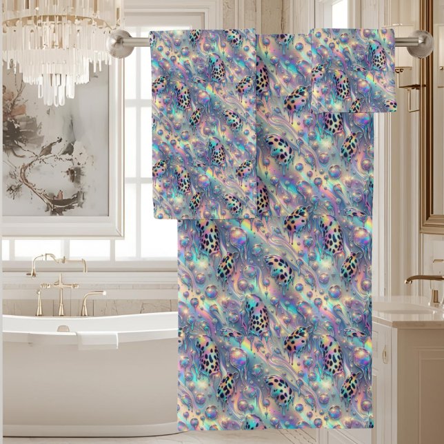 Conjunto de toallas con estampado de leopardo de n (Subido por el creador)