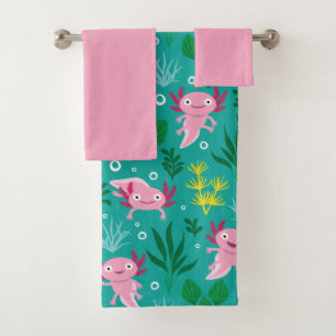 Conjunto de toallas de baño Axolotl