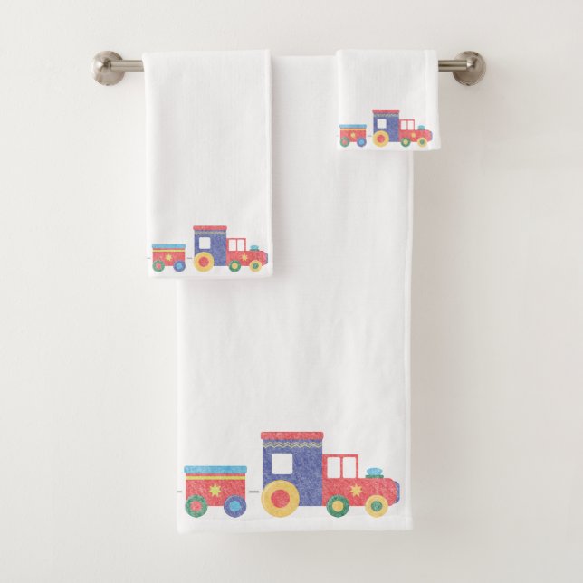 CONJUNTO DE TOALLAS DE BAÑO CON CAFETERÍA DE TREN  (In situ)