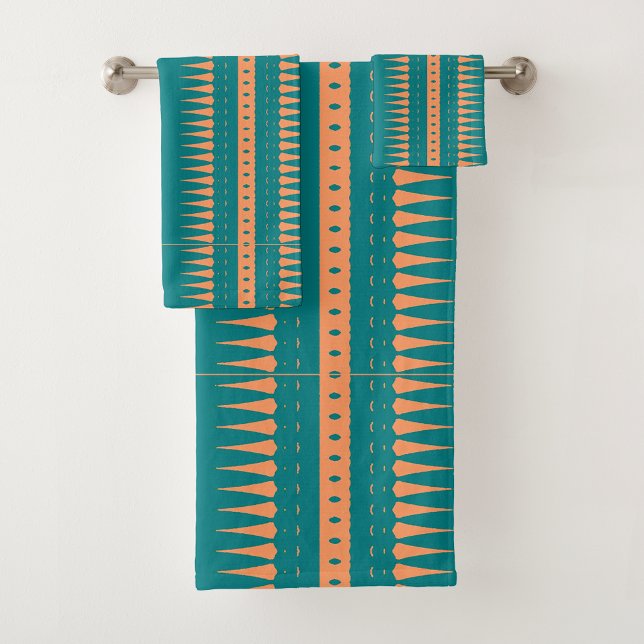Conjunto de toallas de baño con estampado geométri (Subido por el creador)