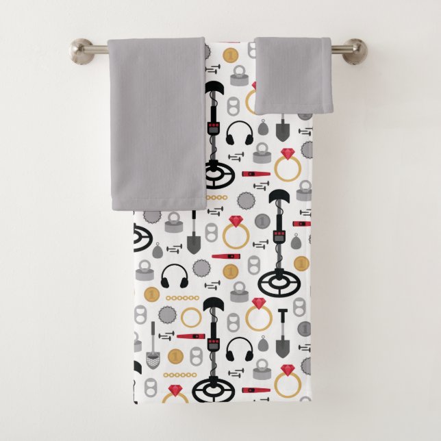 Conjunto de toallas de baño de detección metalizad (In situ)