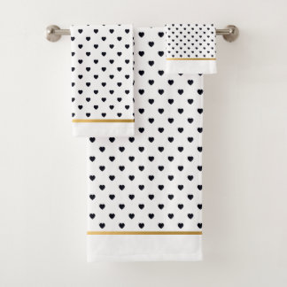 CONJUNTO DE TOALLAS DE BAÑO DE DISEÑO BLANCO DE OR