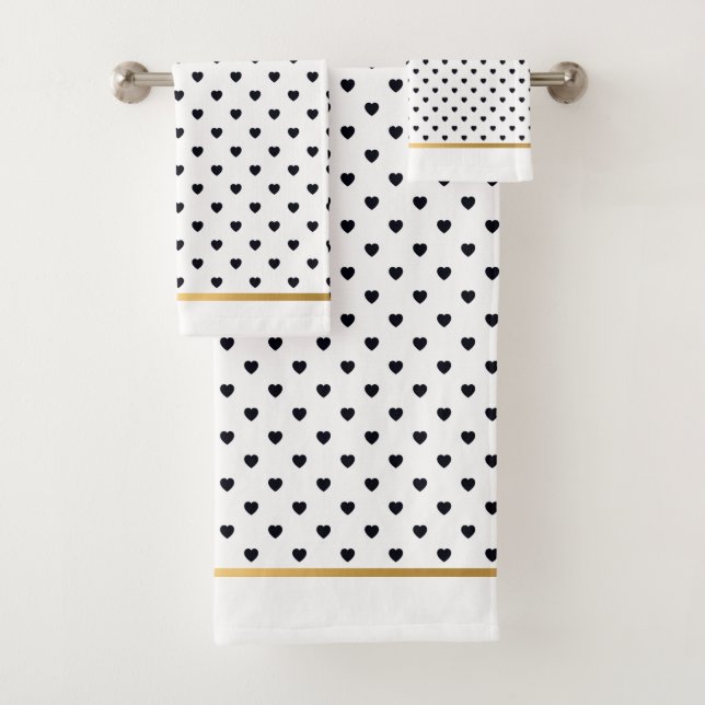 CONJUNTO DE TOALLAS DE BAÑO DE DISEÑO BLANCO DE OR (In situ)