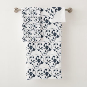 Conjunto de toallas de baño de diseño de contorno