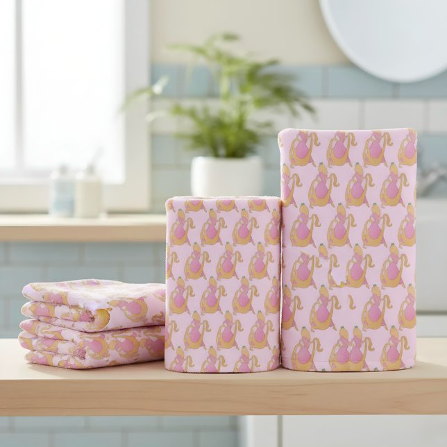 Conjunto de toallas de baño de Rapunzel (Subido por el creador)