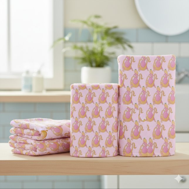 Conjunto de toallas de baño de Rapunzel (Subido por el creador)