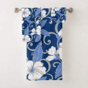 CONJUNTO DE TOALLAS DE BAÑO DE SUEÑO POLINESIO (AZ