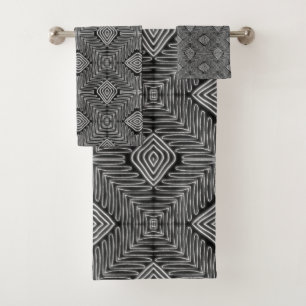 Conjunto de toallas de baño de tela de barro de b