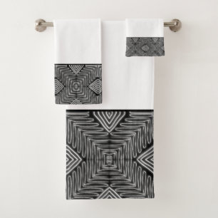 Conjunto de toallas de baño de tela de barro de bo