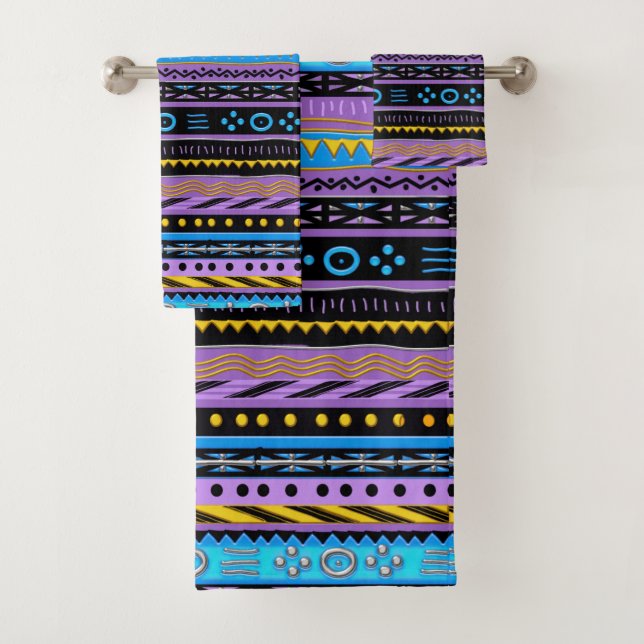 Conjunto de toallas de baño de tela de barro moder (In situ)