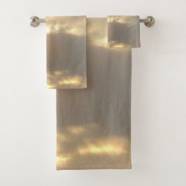 Conjunto de toallas de baño en la nube