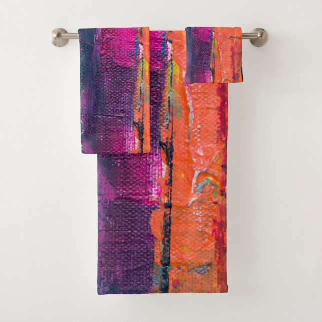 Conjunto de toallas de baño estadounidenses de col (In situ)