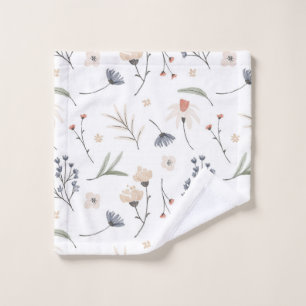 conjunto de toallas de baño floral de muelle