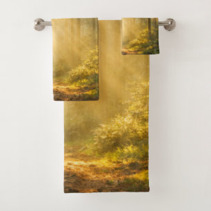 Conjunto de toallas de baño Forest Sunlight – Bosq