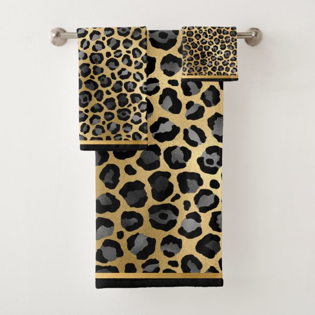 CONJUNTO DE TOALLAS DE BAÑO GRIS DE ORO LUXE (In situ)