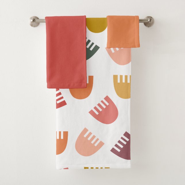 Conjunto De Toallas De Baño Mezcladas De Flores De (In situ)