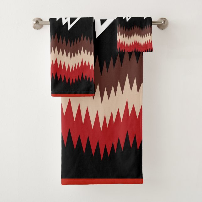 Conjunto de toallas de baño Navajo Design 9 (In situ)