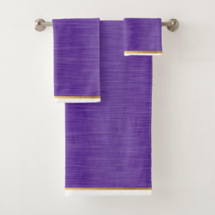 CONJUNTO DE TOALLAS DE BAÑO ORO LUXE PURPLE
