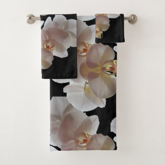 CONJUNTO DE TOALLAS DE BAÑO ORQUÍDICO BLANCO