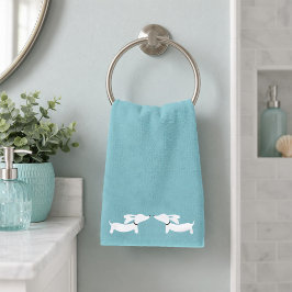 Conjunto de toallas de baño para Dachshund | 3 Pie