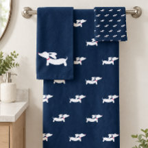 Conjunto de toallas de baño para Dachshund | 3 Pie
