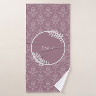 Conjunto de toallas de baño personalizadas Mauve E