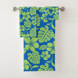 CONJUNTO DE TOALLAS DE BAÑO PINK BIKINI (AZUL/VERD