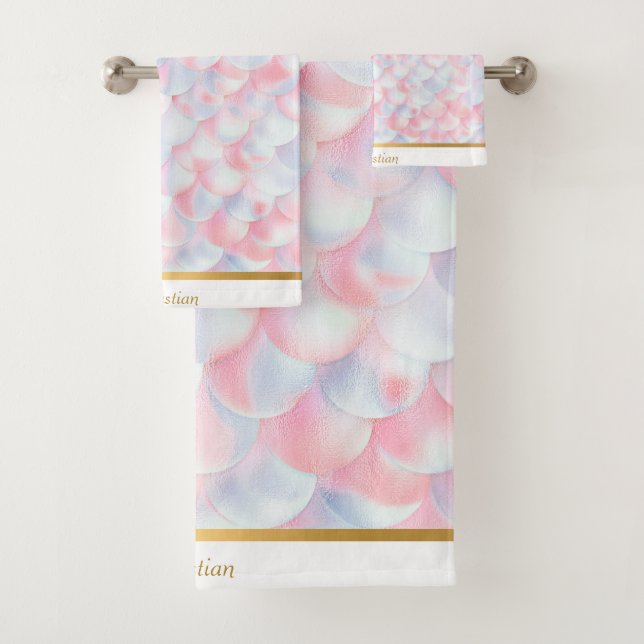 CONJUNTO DE TOALLAS DE GUARDAJE DE MÉRMICA AZUL DE (In situ)