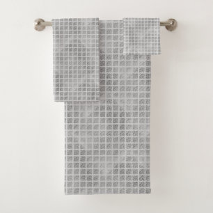 CONJUNTO DE TOALLAS DE HAMPTON GRID LUXE