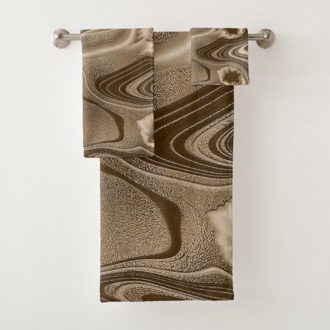 CONJUNTO DE TOALLAS DE LA BAÑERA DE ELEGANCIA DE R (In situ)