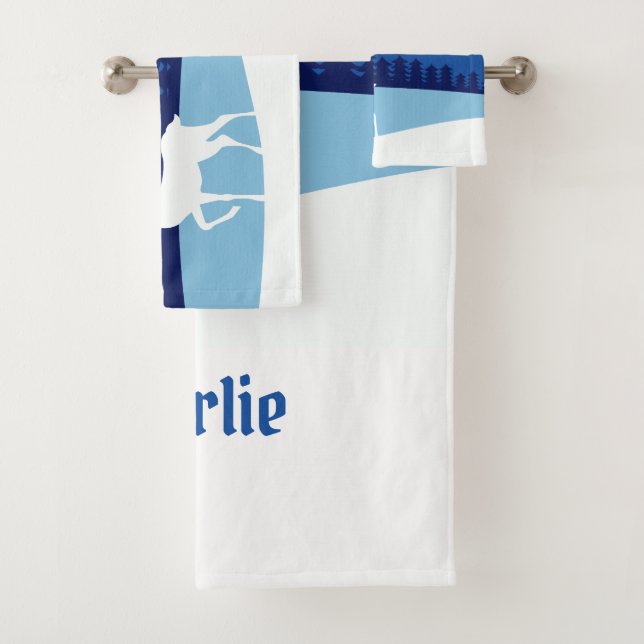 Conjunto de toallas de nombre personalizadas de il (In situ)