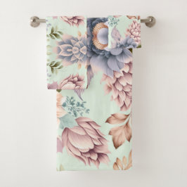 CONJUNTO DE TOALLAS DEL BAÑO DE PAZ SUAVE BLOOM