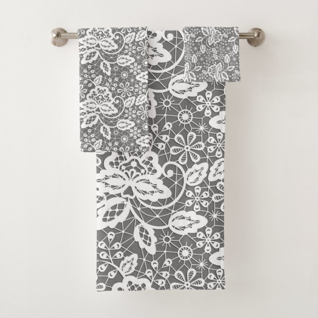 CONJUNTO DE TOALLAS DEL CUARTO DE BAÑO DE LUJO GRI (In situ)