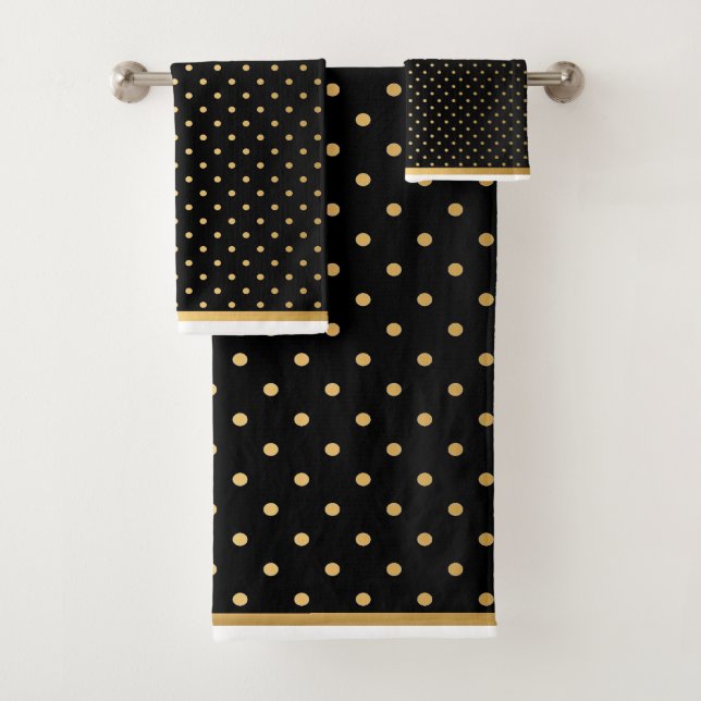 CONJUNTO DE TOALLAS DEL CUARTO DE BAÑO DE ORO BLAN (In situ)