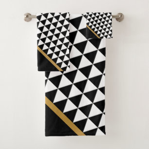 CONJUNTO DE TOALLAS DEL CUARTO DE BAÑO DE PATRÓN