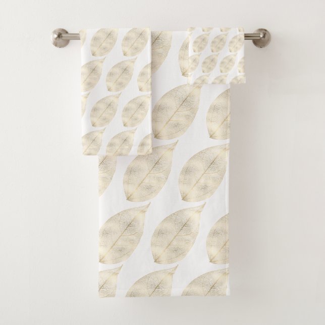 CONJUNTO DE TOALLAS DEL CUARTO DE BAÑO DE PATRÓN D (In situ)
