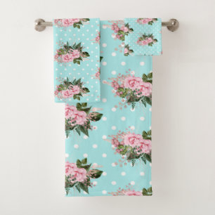 CONJUNTO DE TOALLAS DEL CUARTO DE BAÑO DE PINK AQU